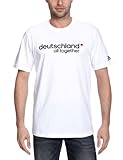 Rundhalsausschnitt adidas Herren Fan T-Shirt Deutschland Graphic, white/black, L, X25748