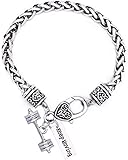 Verpackung, Geschenkbeutel Handmade accessories Armband mit Hantel- und Kurzhantel-Armband, personalisierter Schmuck, Fitness-Armband, Trainingsschmuck, Metall-Armband.