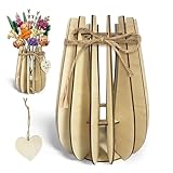 Matériau en bois de qualité supérieure : fabriqué à partir de bois de haute qualité, ce vase puzzle pour fleurs est robuste, durable et lisse au toucher. Son design moderne et élégant s'intègre parfaitement dans les salons, les études, les bureaux ou les décorations d'événement, servant à la fois de décoration d'intérieur pratique et esthétique