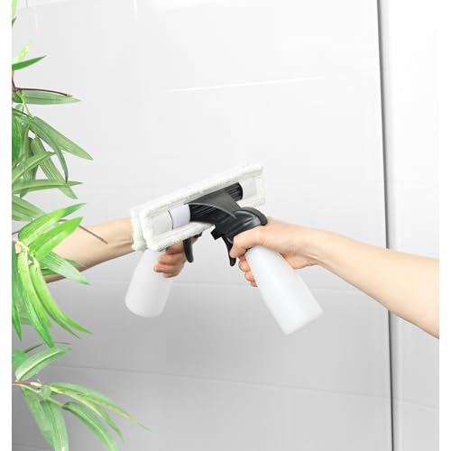 Miniatura 6 de Beldray Aspiradora De Ventana Inalámbrica - Recargable, Limpieza De Espejos Y Vidrios, Tanque De Agua Extraíble De 100 Ml, Incluye Botella Rociadora Y Almohadilla De Limpieza, Titanio, Bel01985vde