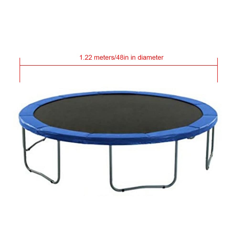 Os?ona kraw?dzi trampoliny, Ø 122 cm, odporna na dzia?anie promieni UV, odporna na rozerwanie, ochrona kraw?dzi, mata bezpiecze?stwa z piank? EPE, akcesoria do trampoliny, niebieska