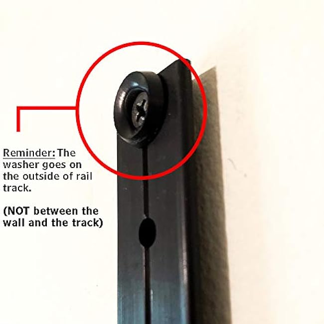 Space Saver Gym Resistance Bands Exercise Equipment for at Home Fitness Workout | Resistance Band Wall Anchor for Kinetic Bands with 1 Rail, 1 Rail Car