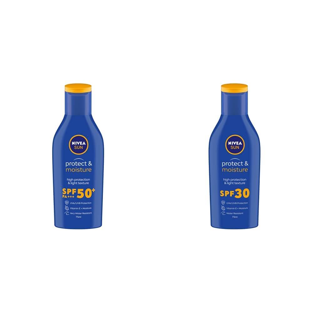 Nivea Sun Lotion For Oily Skin, Spf 50 With UVA & UVB Protection, Water Resistant Sunscreen For, 75Ml & Sun Lotion For Oil...
