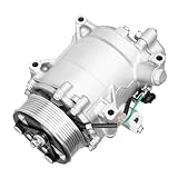 TadaMark A/C Air Conditioner Compressor With Clutch fit for Honda CR-V 2.4L 2007-2014(Not for Touring, Se Model), for Civic Si 2.4L 2012-2015, for Acura RDX 2007-2012, comes with 3 Pin Connector