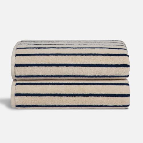Brooklinen Super-Plush Turkish Cotton Bath Towels Set of 2 Cotton, 820 GSM, Machine Washable, Perfect Bath Towels for Bathroom, Spa & Shower (30