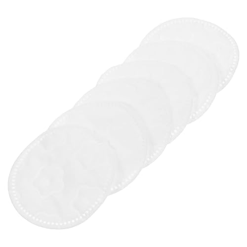 FOMIYES Cotton Rounds - Almohadillas desmaquillantes de algodón redondo, 1 almohadilla redonda de algodón puro en relieve, almohadillas removedoras