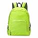 Lmagice Lightweight foldable backpack outdoor mountaineering bag travel backpack bag Green
