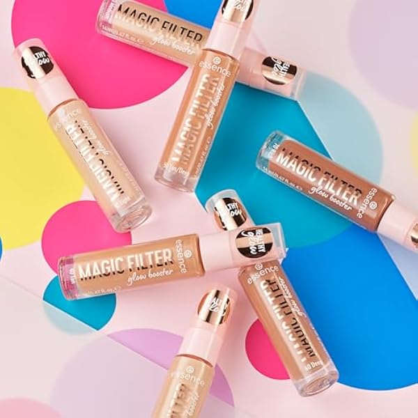 essence «Магический фильтр» Glow Booster, основа, № 10, нюд, ухаживающая, эффект тонирования, мягкий рисунок, естественный, сияющий, веганский, без отдушек, без спирта, без парабенов, 1 упаковка (14 мл)