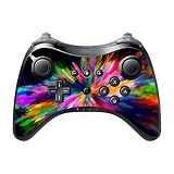 Rainbow Abstract Color Colors Splash Vinyl Decal Sticker Skin by Moonlight4225 for Wii U Pro Control