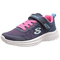 Skechers Girl's Dreamy Dancer Radiant Rogue Trainers, Navy & Hot Pink Mesh/Multi Trim, 2 UK