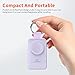 Portable Wireless Charger for Apple Watch,HUOTO iWatch Charger 1400mAh Smart Keychain Power Bank,Portable Magnetic iWatch Charger for Apple Watch Series 9/8/7/6/SE/5/4/3/2/1/UItra/UItra 2 (Purple)
