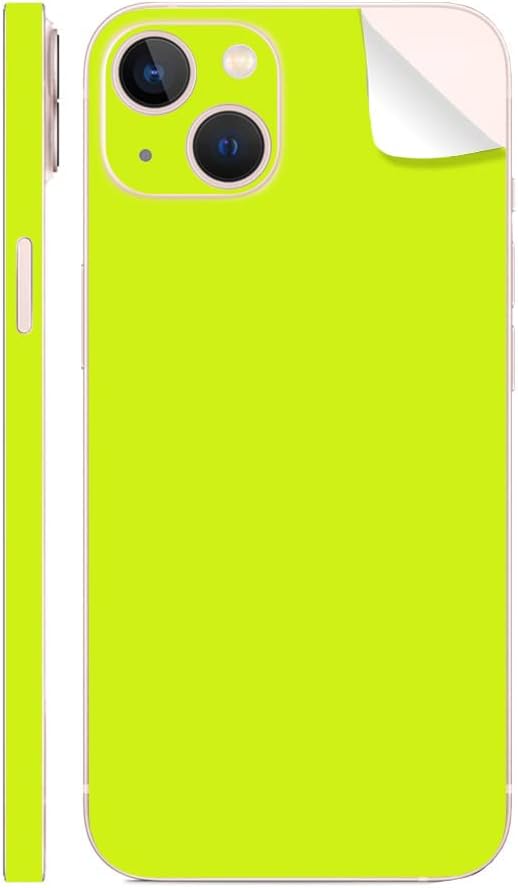 SopiGuard Sticker Skin for iPhone 14 Full Body Wrap Precision Edge-to-Edge (Matte White)