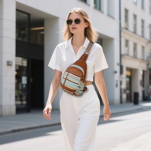 Image of cakang Womens Sling Bag Crossbody Bags for Women Vegan Leather Sling Backpack Daypack Fanny Pack Crossbody Purse Travel