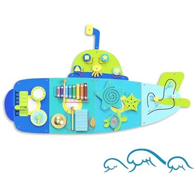 BlueWood Submarine Wall Busy Board Panels, Todd...