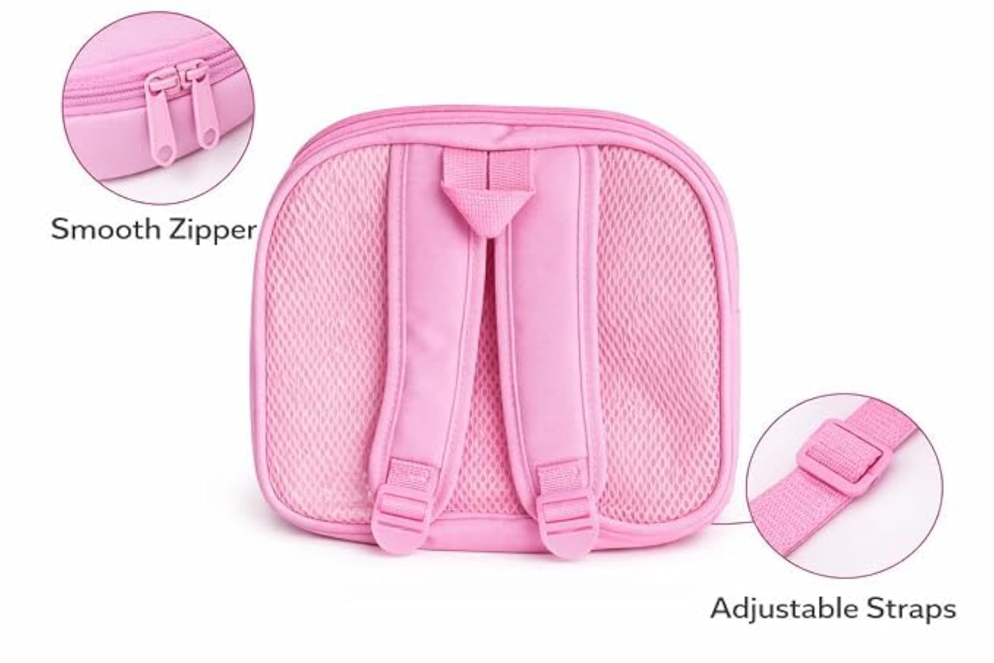 Women's Cute Bunny Printed Cosmetic Pouch, Pink