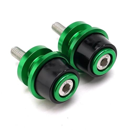Soporte de carrete basculante verde para Kawasaki Z900 modelos 2017 a 2026 aluminio mecanizado CNC