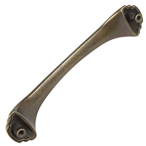 Gliderite Hardware 4048-Ab-25 Shell Series Cabinet Pull, 25 Pack, Antique Brass,4.5" #TOP2