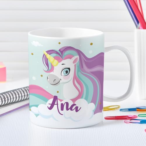 Transparent Gift Taza Personalizada con Nombre Infantil