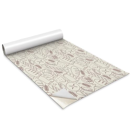 Papel pintado autoadhesivo lavable mate Wallfluent de 100x50 cm para proteger puertas 2