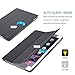 ProCase Smart Case for iPad Air 2 2014, Ultra Slim Lightweight Stand Protective Case Shell with Translucent Frosted Back Cover for iPad Air 2nd (A1566 A1567) -Grey