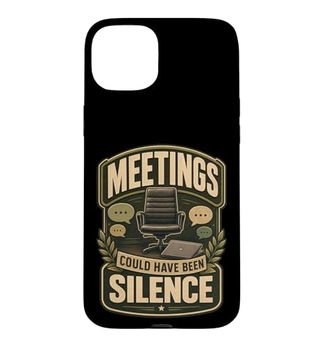 Meetings Could Have Been Silence �d�����[���A �X�}�z�P�[�X iPhone 15 Plus �p
