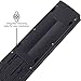 Amazon Basics Rectangular 8-Outlet Power Strip Surge Protector, 4,500 Joule - 6-Foot Cord, Black/Green