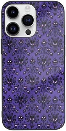 VGFJHNDF Haunted Mansion Printed Phone Cases for iPhone 14 Pro Case 6.1 Inch Shockproof Protective Tempered Glass Phone Case Not Yellowing Phone Cover
