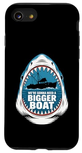 We're Gonna Need A Bigger Boat Funny Shark Meme Fisherman �X�}�z�P�[�X iPhone SE (2020) / 7 / 8 �p