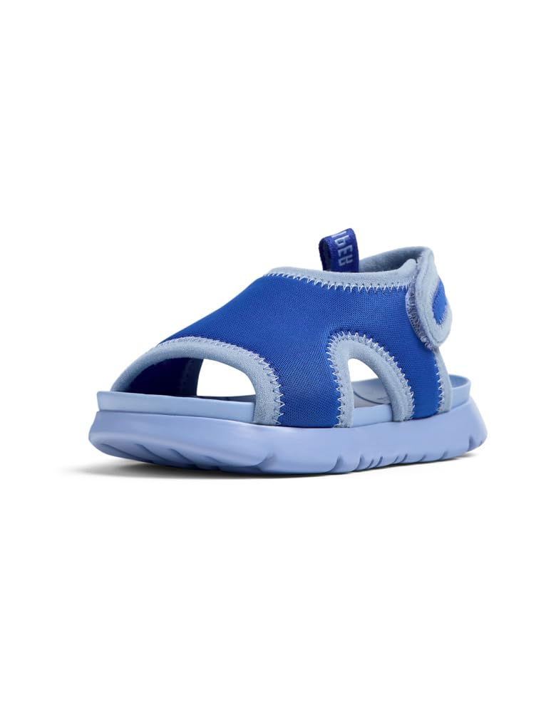 Camper Unisex Baby Oruga K800562 Sandal, Medium Blue 001, 4.5 UK