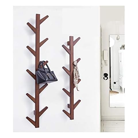 YJPDPYMJ Nanzhu creative coat rack tree wall hanging rack Hall porch decorative coat rack decorative frame Cover