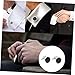 2pairs Elegant Alloy for Men of Fashion French Style Shirt Buttons and Shiny Accessory for Weddings and Business Events