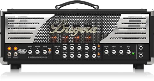 Bugera 333XL INFINIUM Hardcore 120-Watt 3-Channel Tube Amplifier Head with Reverb and INFINIUM Tube...