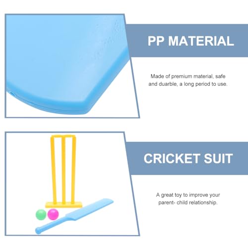 VOSAREA 1Set Cricket Set for Interactive Game Creative Play for Boys and Random Color - Thumbnail 4
