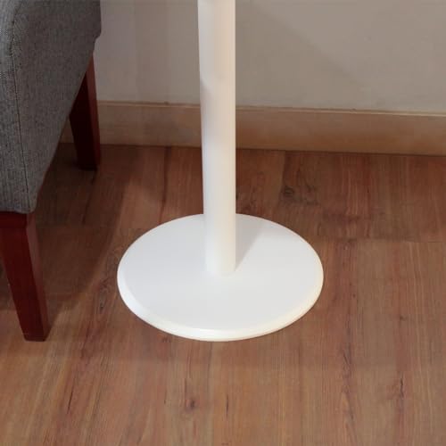 Mesa Lateral Monopé Laqueada 30 cm (BRANCA)