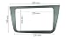 MAXIOU Double Din Car Radio Fascia for SEAT Altea Stereo Face Plate...