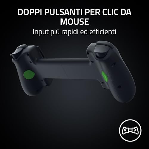 Kishi V3 - Controller a gaming USB-C per iPhone e smartphone Android - Plug and Play - Stick analogici anti-drift (12 pulsanti - Sensa HD haptics, Nexus app) Nero - Controller - Immagine 2