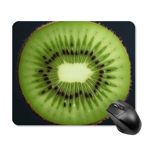 Tapis de souris Kiwi Slice imperméable et antidérapant pour ordinateur