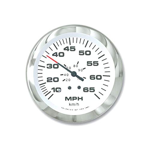 Sierra International 65510P Lido Pitot Type 10 to 65 Mph Dial Range Scratch Resistant Speedometer Kit, 3