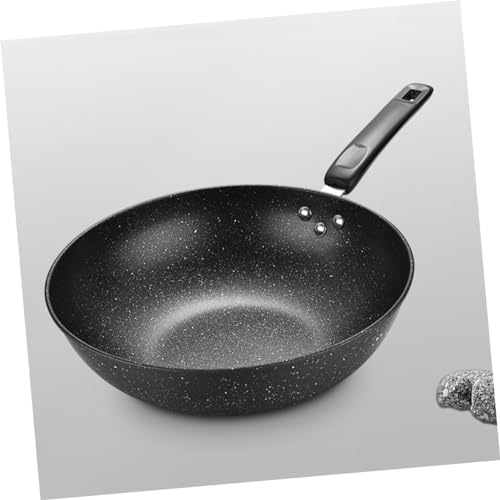Wok pequeño antiadherente para cocina con mango ergonómico miniatura 4