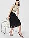 DKNY SPORTSWEAR womens Pull on Everyday Midi Pleated Skirt, Black, Medium US