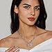 Silver Cross Necklaces for Women Y2K Safety Pin Gothic Cross Cubic Zirconia Pendant Necklace, Aesthetic Necklace Punk Goth Jewelry for Women Men