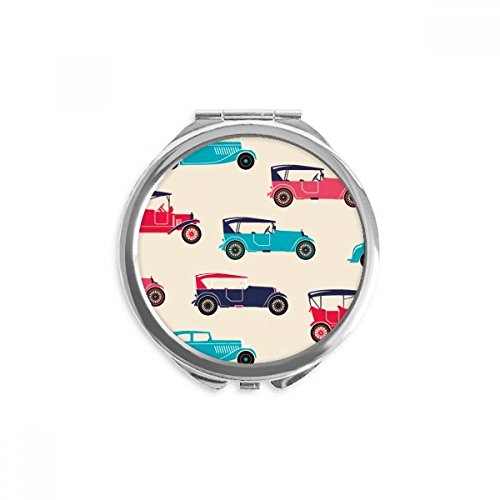 Miroir de poche compact voitures multicolores pour corriger son maquillage partout