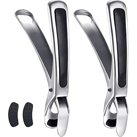 SOLEADER Plate Gripper Compatible With Instant Pot Accessories, Air Fryer Pans Gripper, Hot Plate Bowl Retriever For Microwave Toaster Oven Steamer, Pack of Two Cover