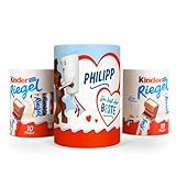 EINZIGARTIGES GESCHENK - Läuft dir das Wasser im Mund zusammen wenn du an kinder Riegel denkst? Dann ist der personalisierbare Dose mit kinder Riegel genau das Richtige! Dies ist das ideale Geschenk für alle, die Schokolade lieben.
