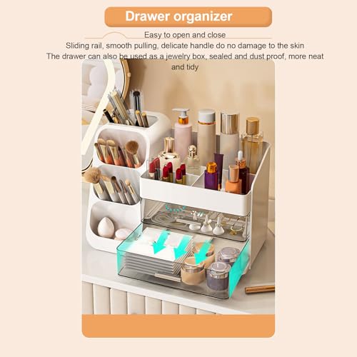Vitrine cosmétique multi layer grande capacité pour soins de peau