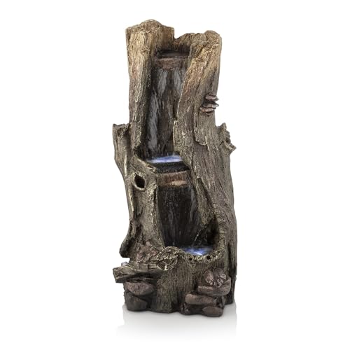 Alpine Corporation WIN258 Rainforest Tree Trunk Fountain