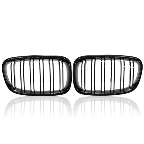 Parrilla delantera de coche y rejilla de riñón de doble listón para tuning F20 F21 Serie 1
