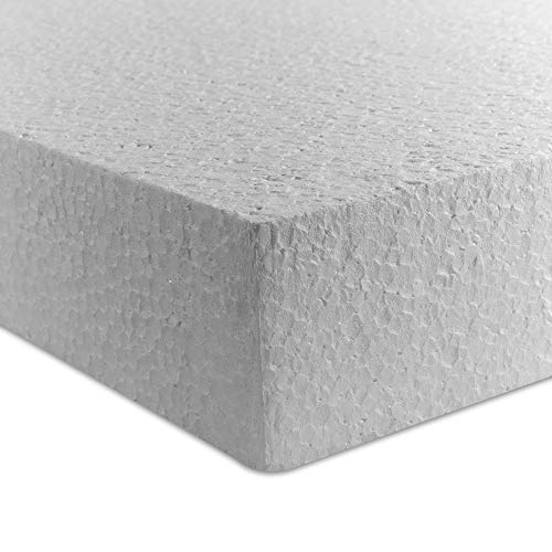 Super Z Outlet Foam Rectangle Blank Polystyrene Sheet Boards for Arts and Crafts Blank White DIY Project, Party Decorations (16 x 11 x 2 Inches) (3) - Image 3