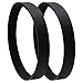 Homhelar 135J6 Planer Drive Belt for Delta 22-540 22-546 TP300 AP10 AP-12 Craftsman (2/Pack)