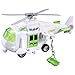 Helicopter Toy with Lights and Sound,Simulation Aircraft Helicopter Toy Model with Light - Aircraft with Movable Propellers for Kindergarten, School, Park, Home